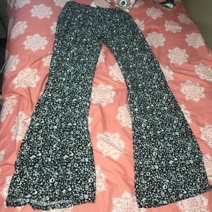 Floral flowy pants